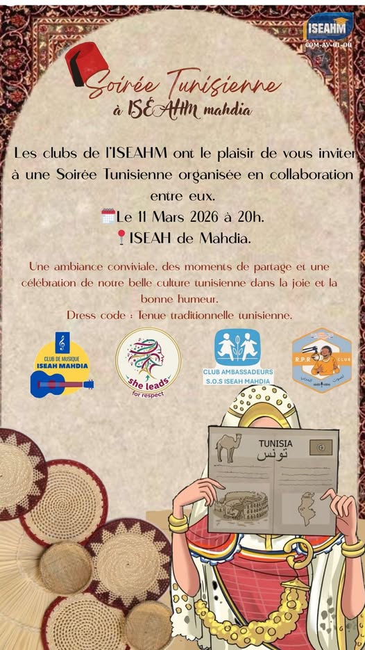 Soirée Tunisienne Ramadanesque à ISEAHM